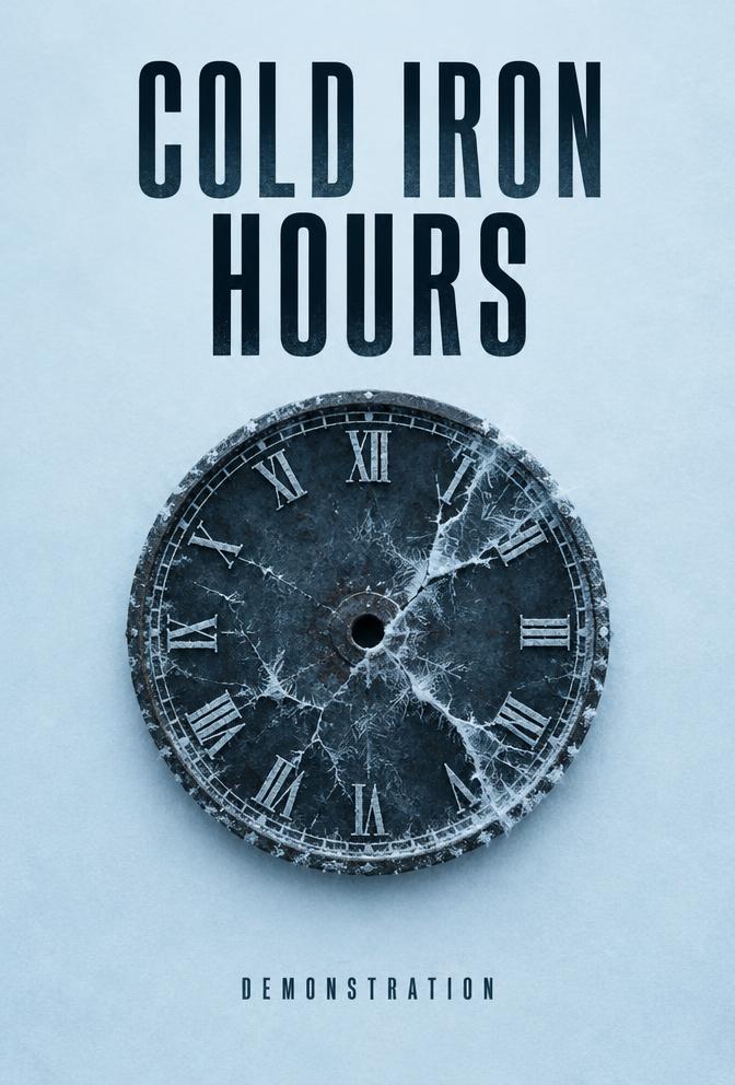 Cold Iron Hours — editorial demonstration cover