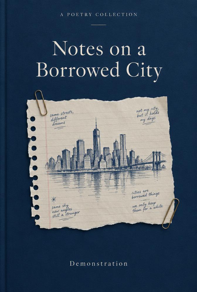 Notes on a Borrowed City — editorial demonstration cover