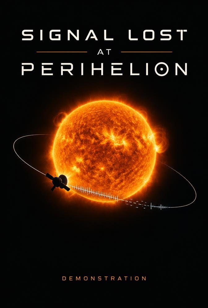 Signal Lost at Perihelion — editorial demonstration cover