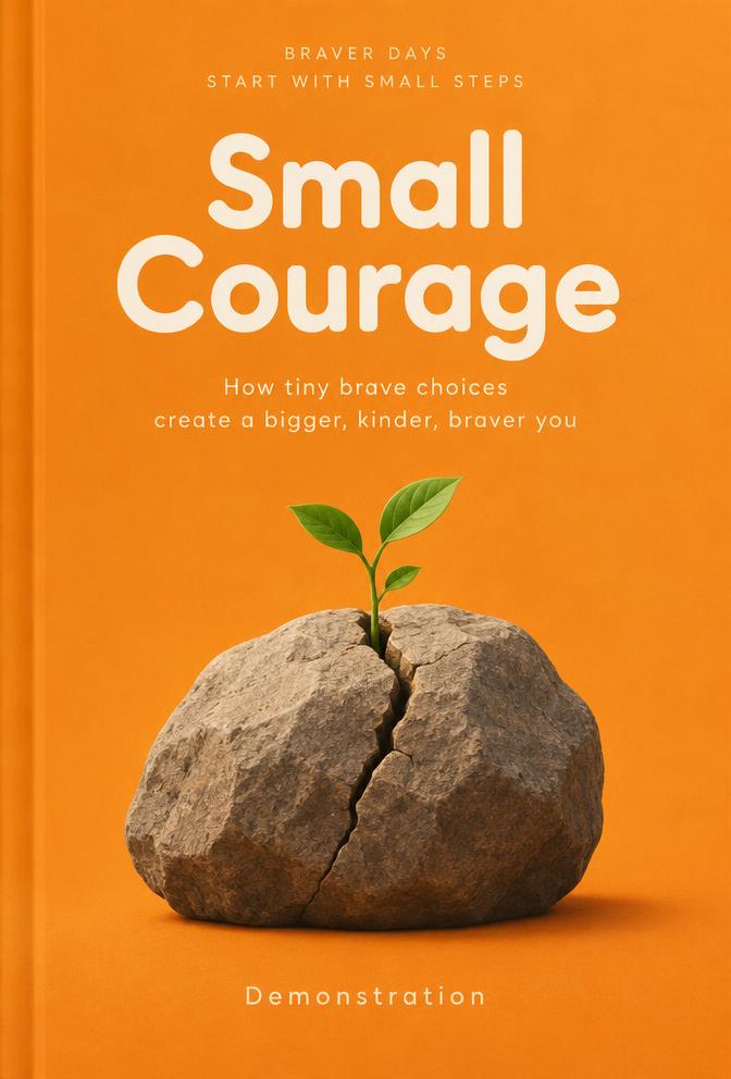 Small Courage — editorial demonstration cover